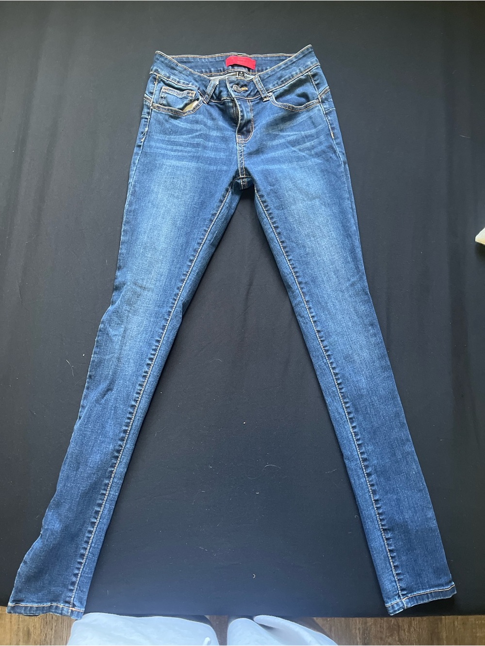 Wax Jean Women's Skinny Jeans - Medium Blue Wash